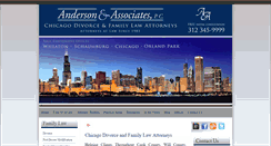 Desktop Screenshot of andersondivorcelawchicago.com