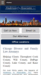 Mobile Screenshot of andersondivorcelawchicago.com